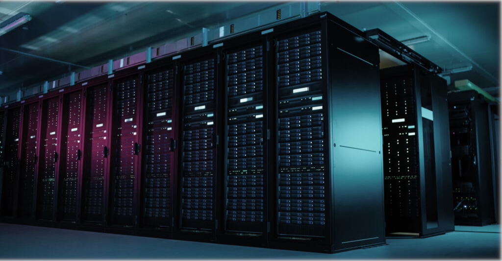 imagem de um data center